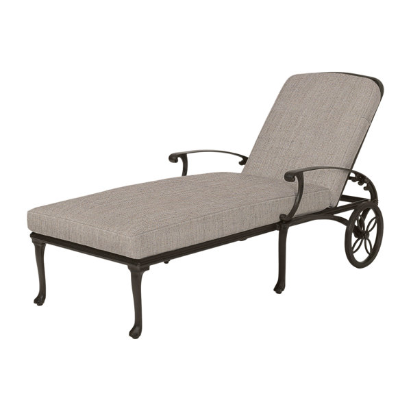 Gensun Michigan Chaise Lounge Frame Welded with Sunbrella Cushions